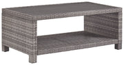 Ashley Furniture Salem - Gray - Rectangular Cocktail Table | Meri Furniture
