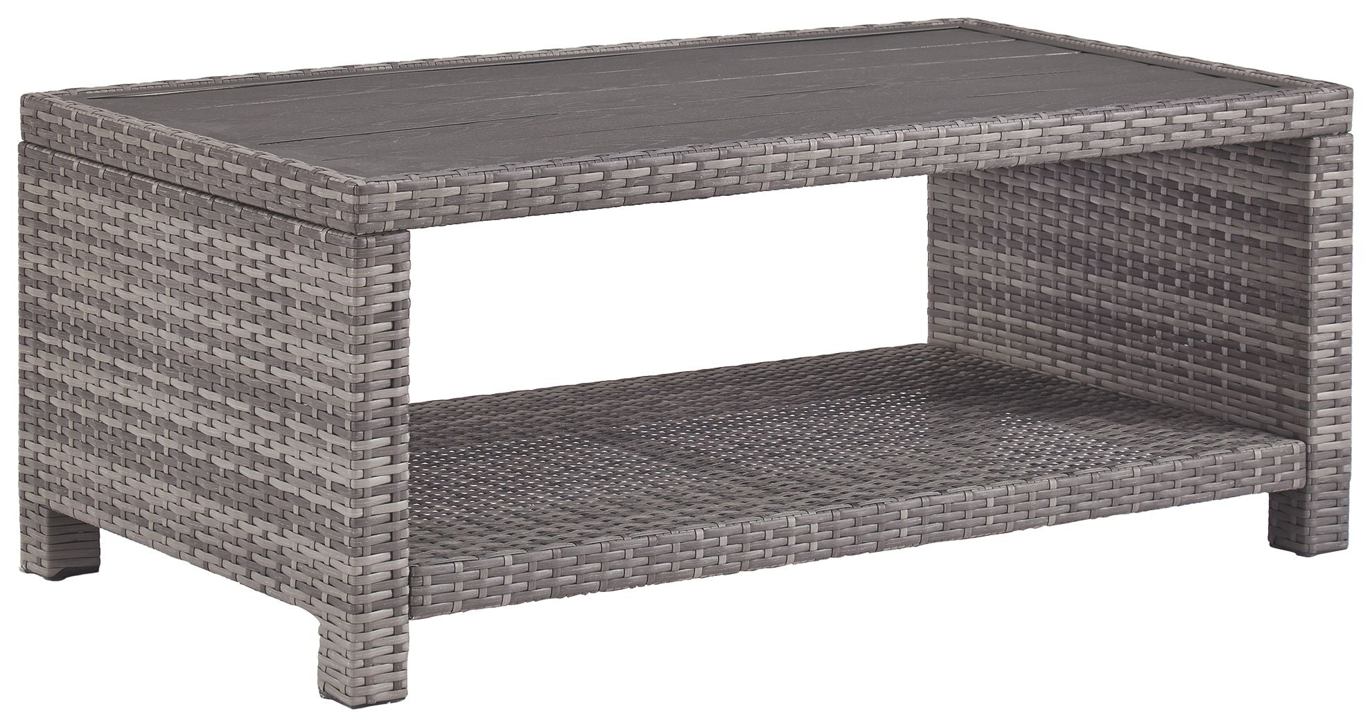 Ashley Furniture Salem - Gray - Rectangular Cocktail Table | Meri Furniture