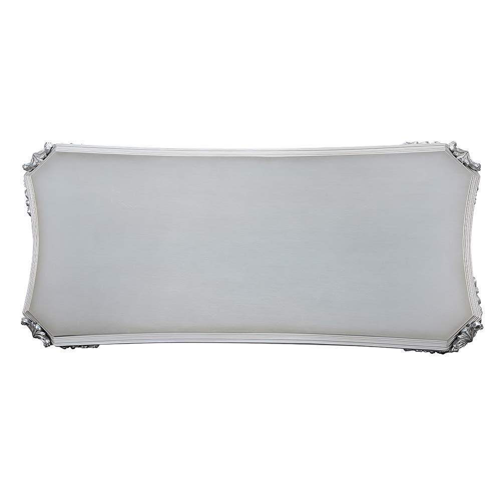 ACME Valkyrie - Dining Table - Antique Platinum | Meri Furniture