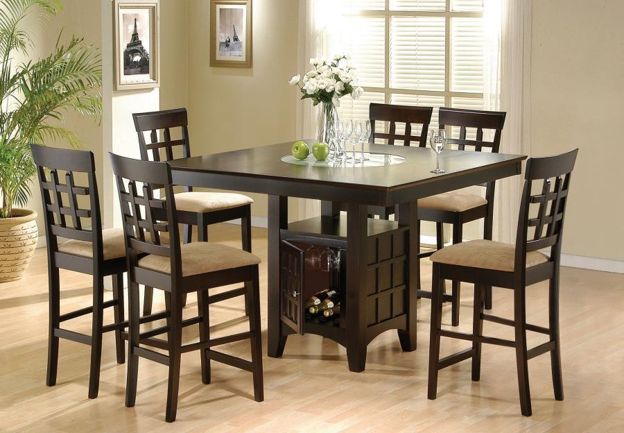 Coaster Fine Furniture Gabriel - Square Counter Dining Room Set | Meri Furniture
