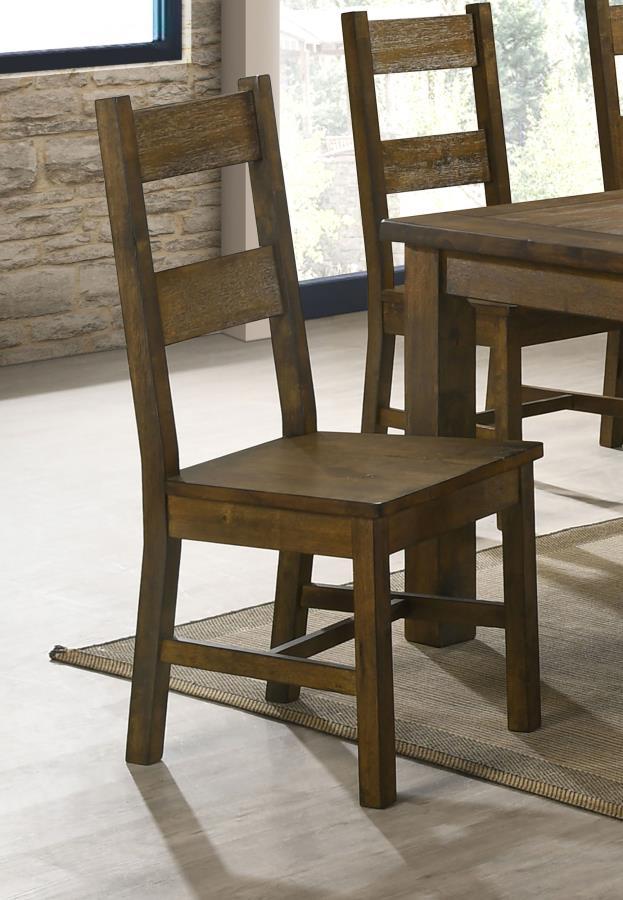 Coaster Fine Furniture Coleman - Dining Side Chair (Set of 2) - Rustic Golden Brown | Meri Furniture
