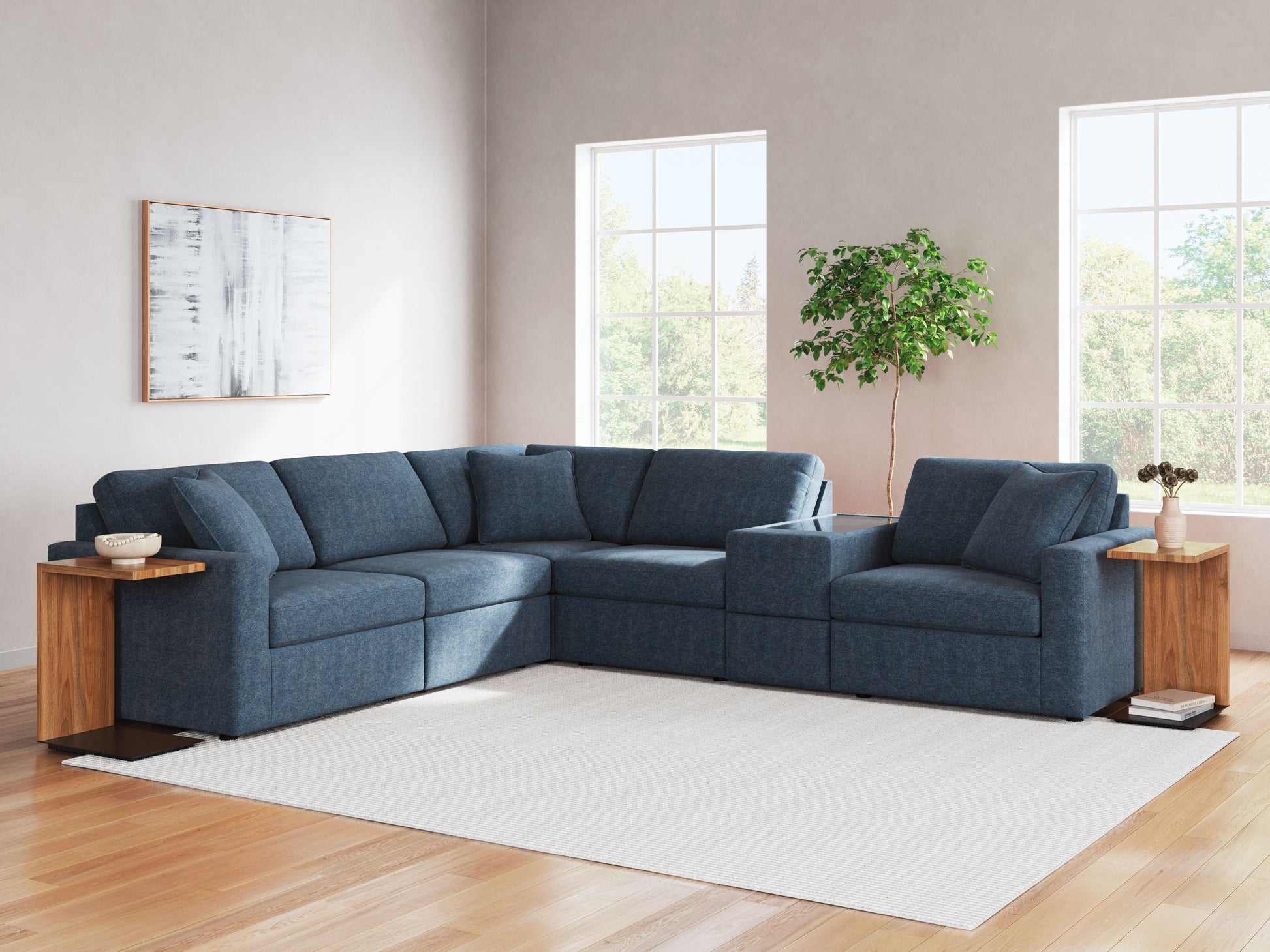 Signature Design by Ashley® Modmax - Ink - Sectional | Meri Furniture