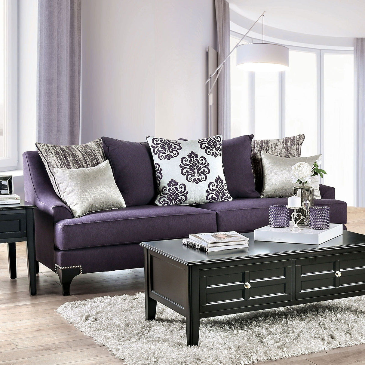 Furniture of America Sisseton - Sofa | Meri Furniture