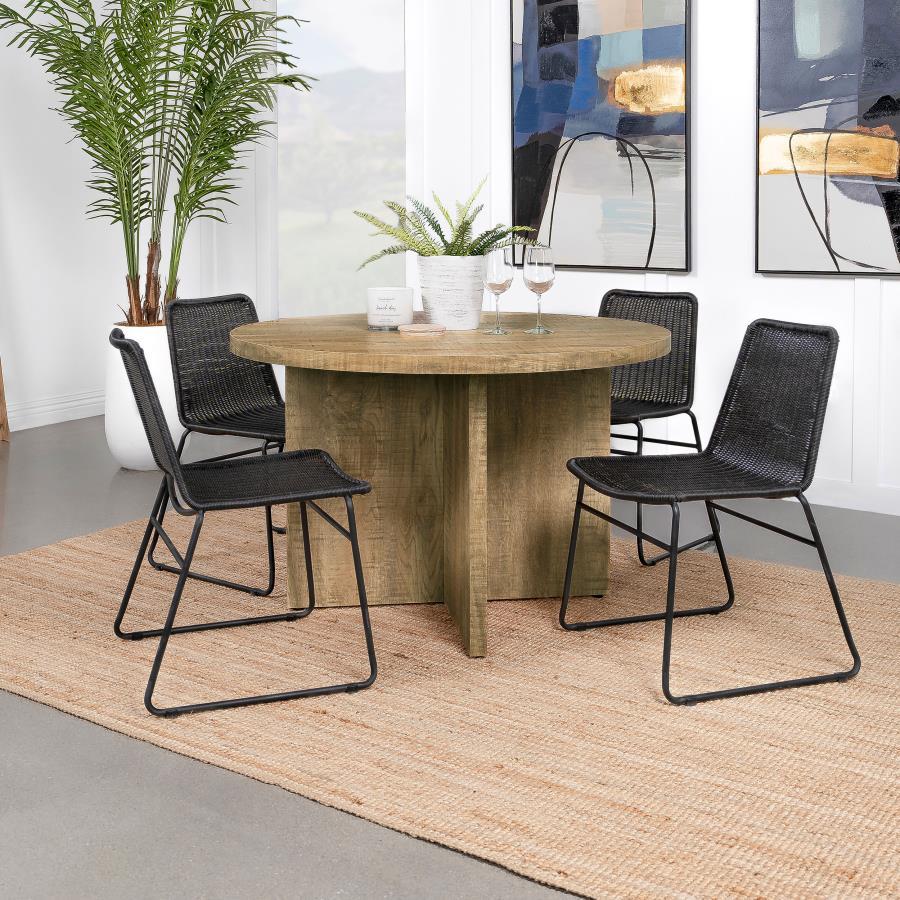 Jamestown - Round Composite Wood Dining Table - Mango