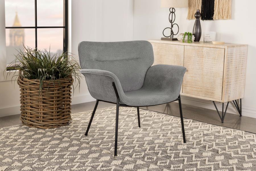 Coaster Fine Furniture Davina - Upholstered Flared Arm Accent Chair | Meri Furniture