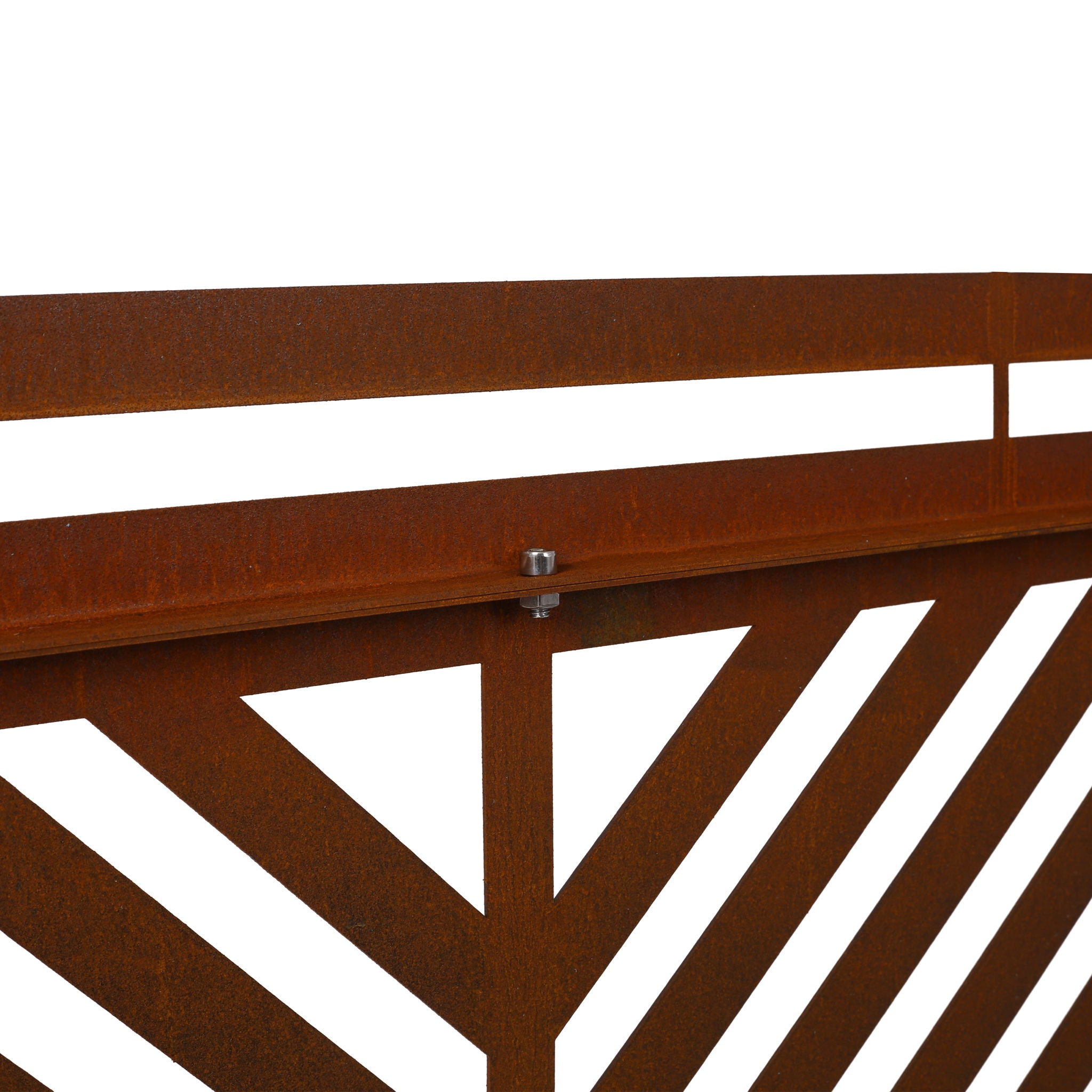 Freestanding Outdoor & Indoor Freestanding Metal Privacy Screen