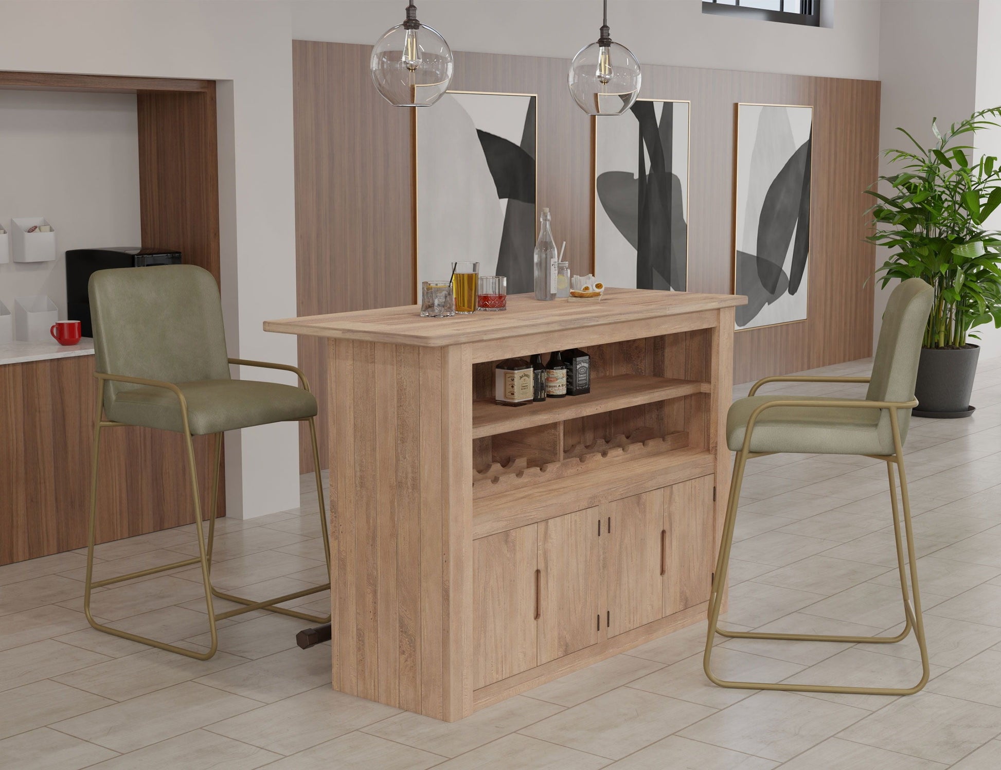 International Furniture Direct Seating - IUP Barstool | Meri Furniture