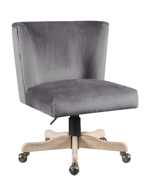ACME Cliasca - Office Chair - Gray Velvet | Meri Furniture