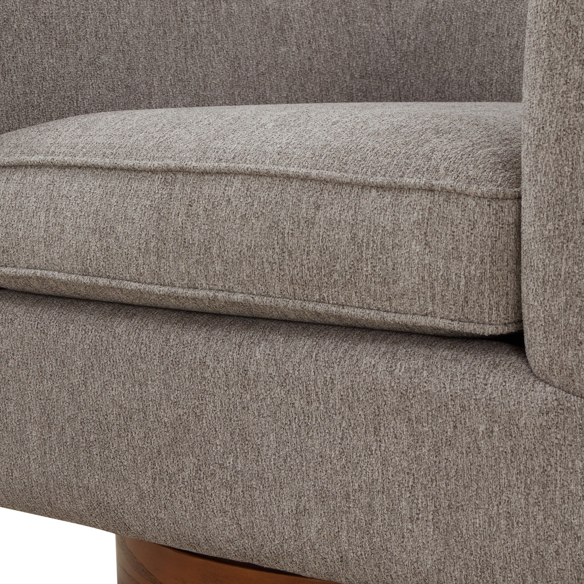 Miramar - Swivel Barrel Chair With Wooden Base