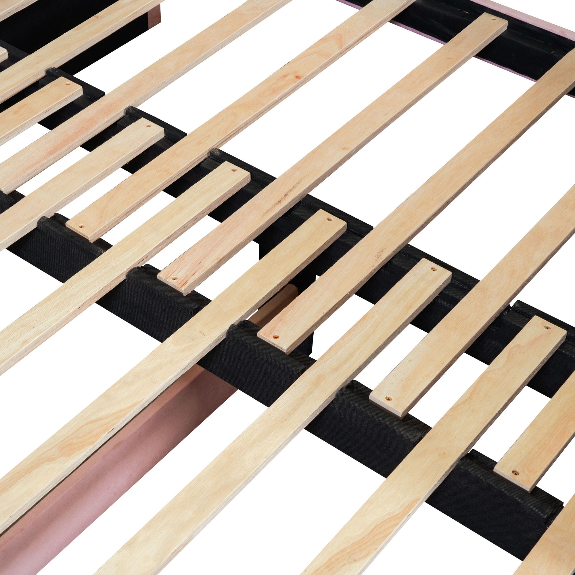 Upholstered Daybed With Cloud-Shaped Backrest, Trundle & 2 Drawers And USB Ports