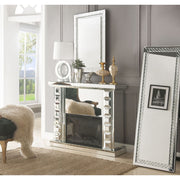 ACME Dominic - Fireplace - Mirrored | Meri Furniture