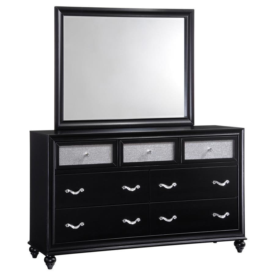 Coaster Fine Furniture Barzini - 7-drawer Dresser With Mirror | Meri Furniture