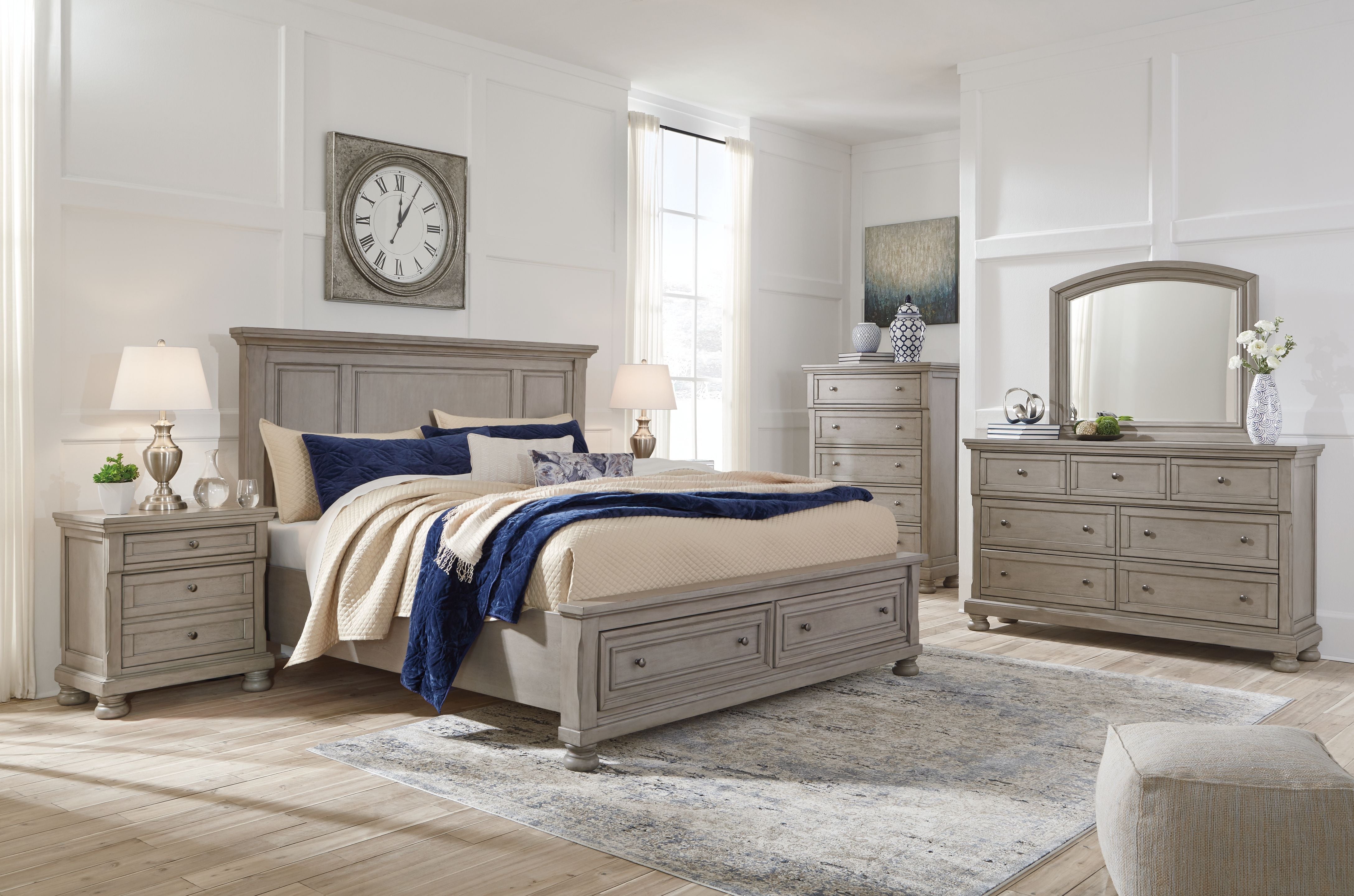 Signature Design by Ashley® Lettner - Panel Storage Bedroom Set | Meri Furniture