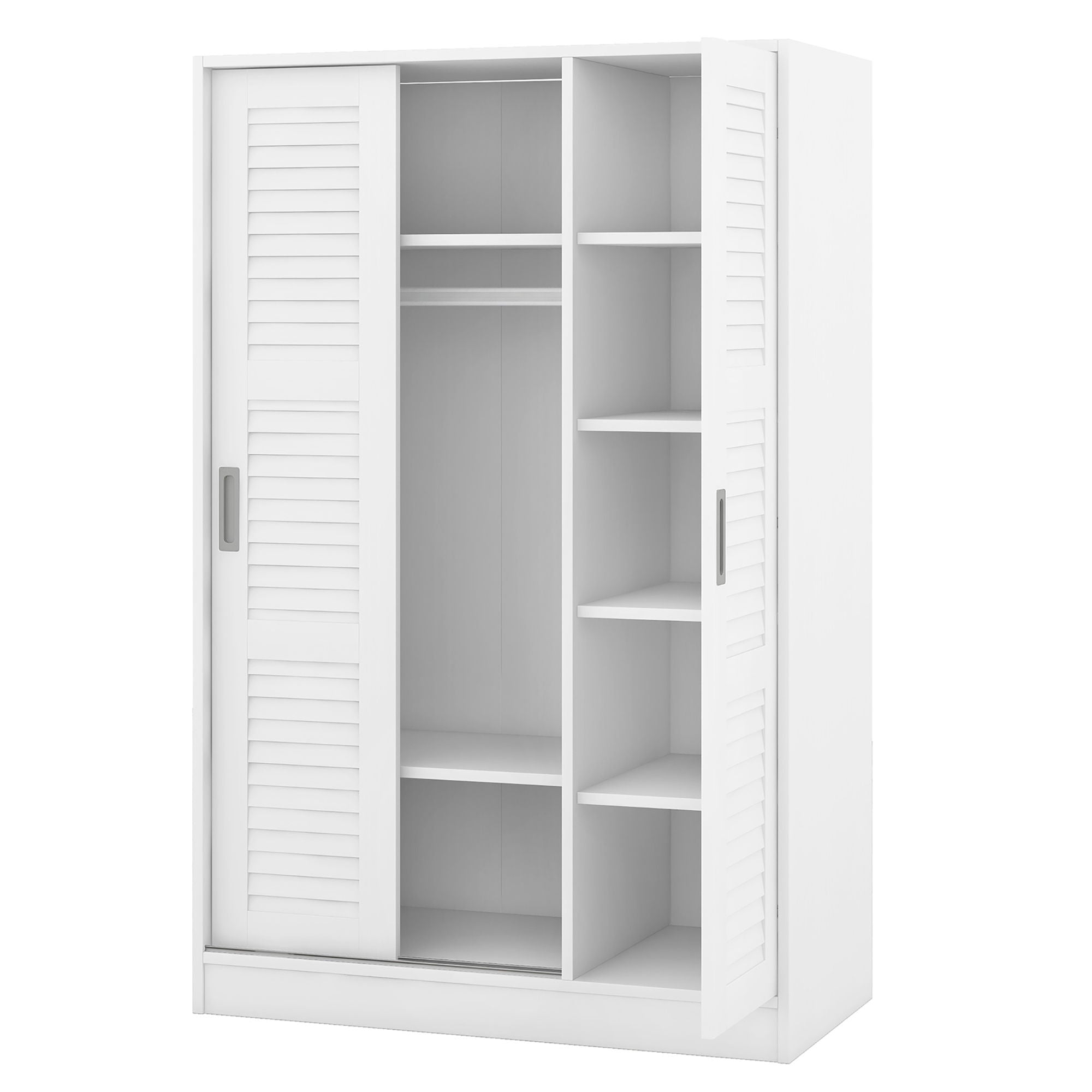 3 Door Shutter Wardrobe & Shelves