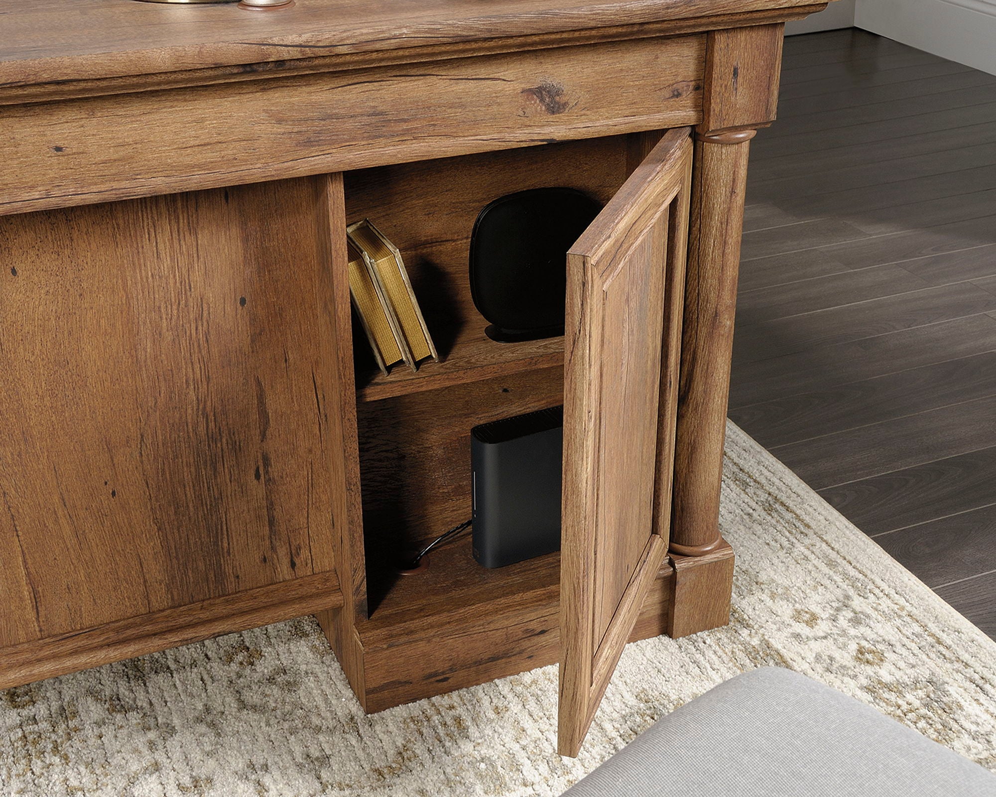 Palladia Executive Desk Vintage Oak