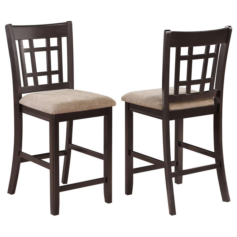Coaster Fine Furniture Lavon - Upholstered Counter Height Stools (Set of 2) | Meri Furniture