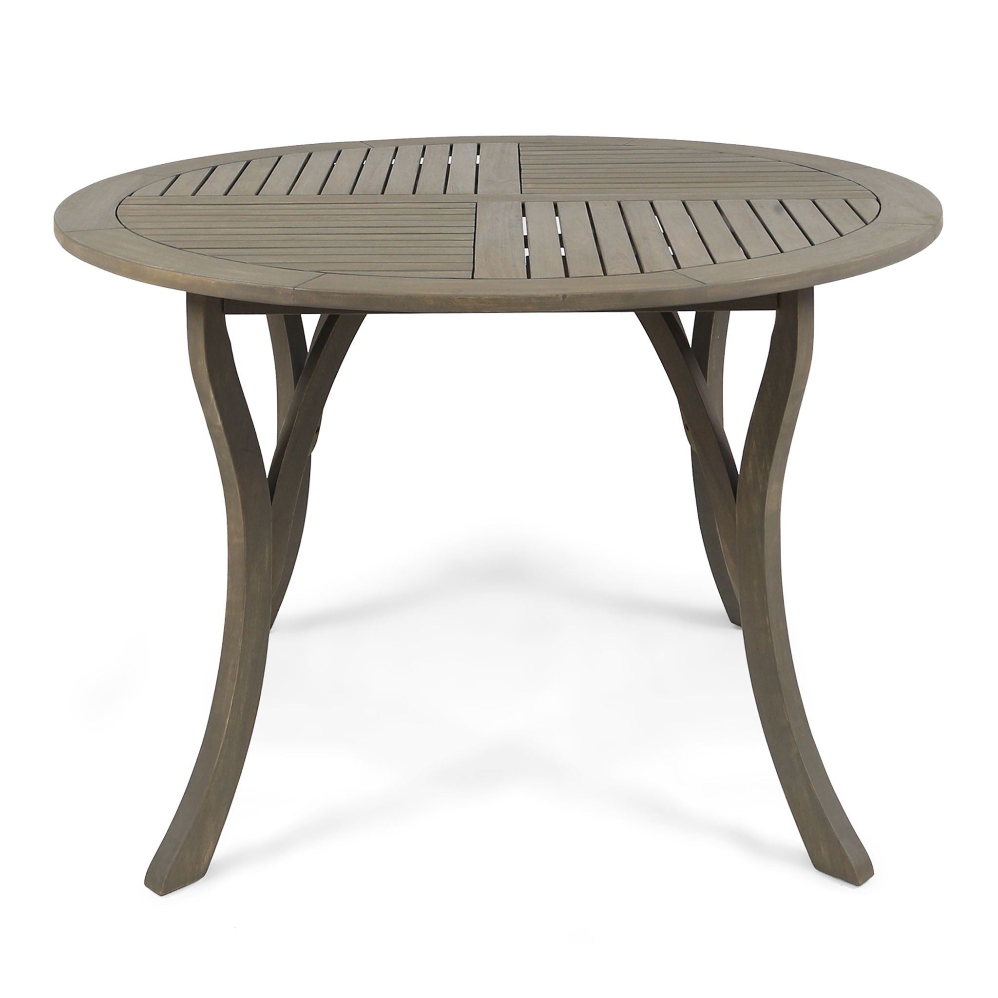 Hermosa - Outdoor Acacia Wood Table Circular Design