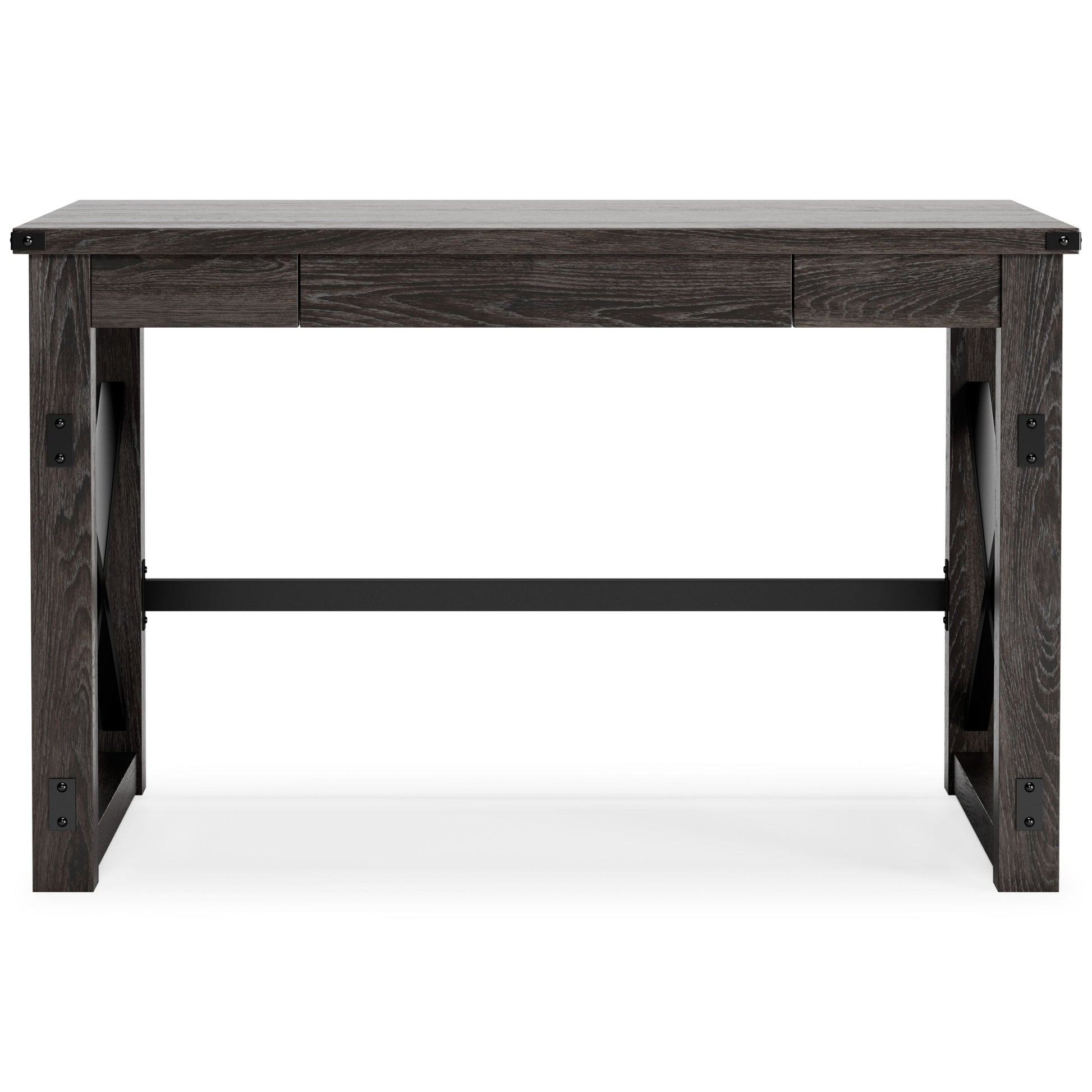 Ashley Furniture Freedan - Grayish Brown - Home Office Desk | Meri Furniture