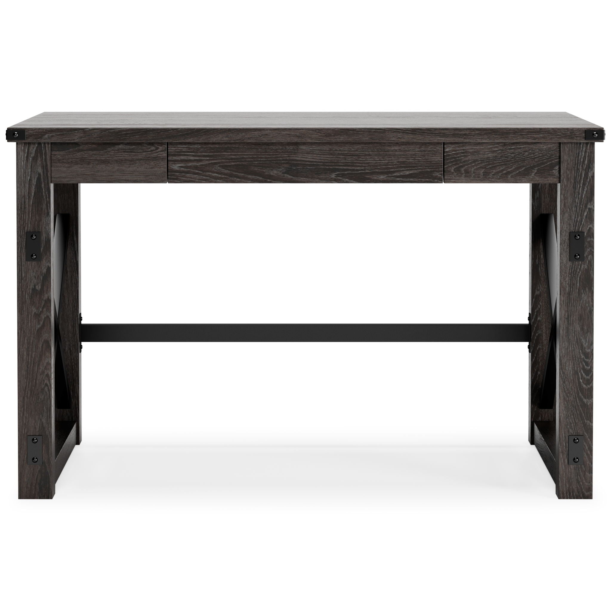 Freedan - Home Office Desk - Grayish Brown