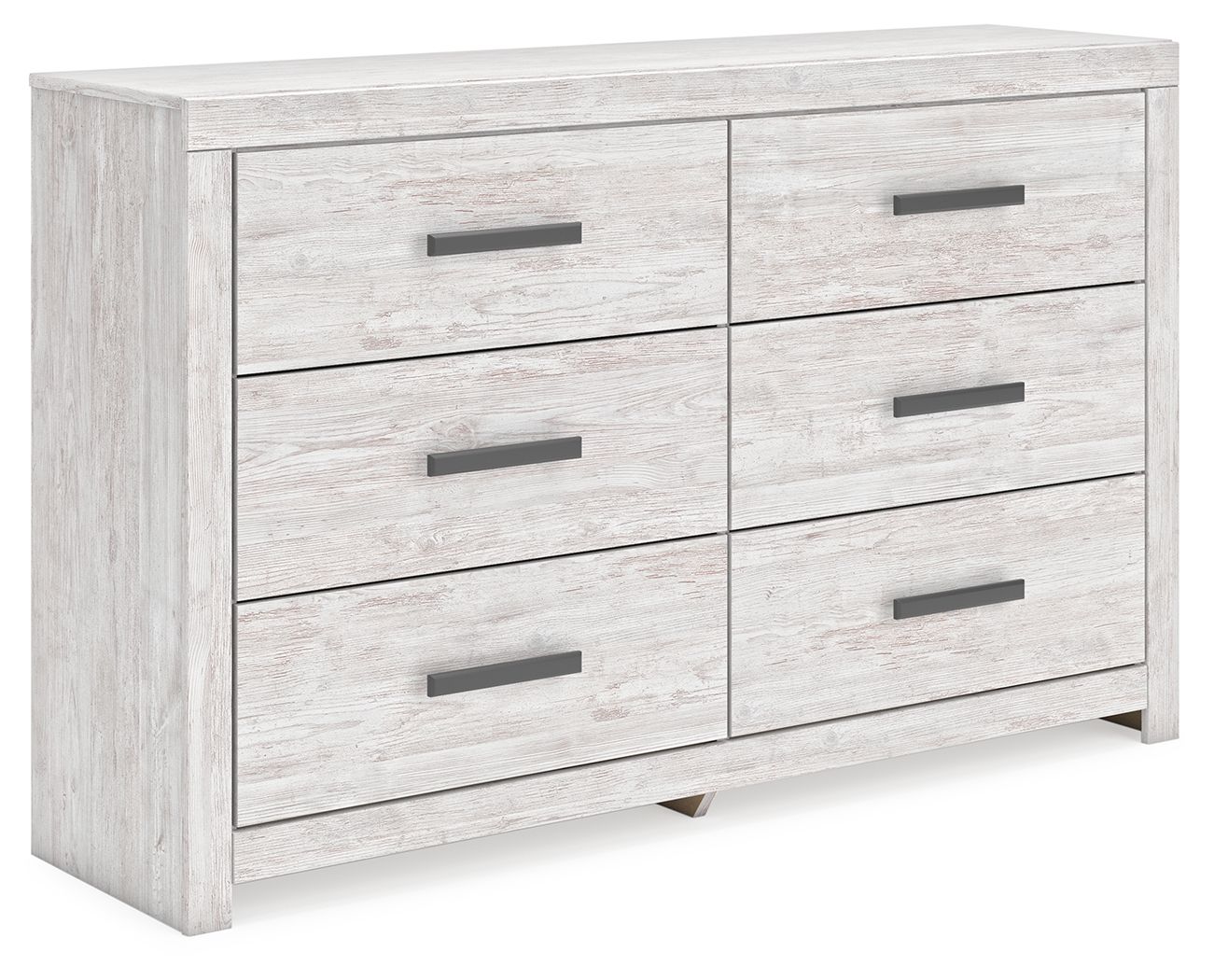 Signature Design by Ashley® Cayboni - Whitewash - Six Drawer Dresser | Meri Furniture