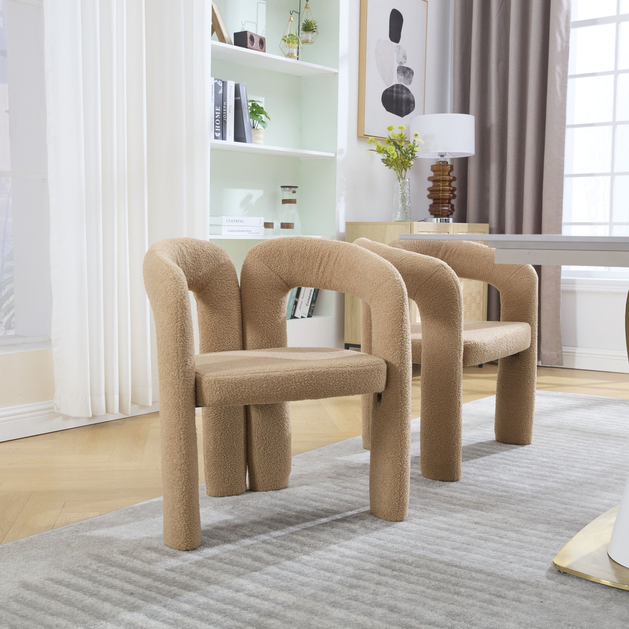 Coolmore Contemporary Designed Accent / Dining Chair With Armrests