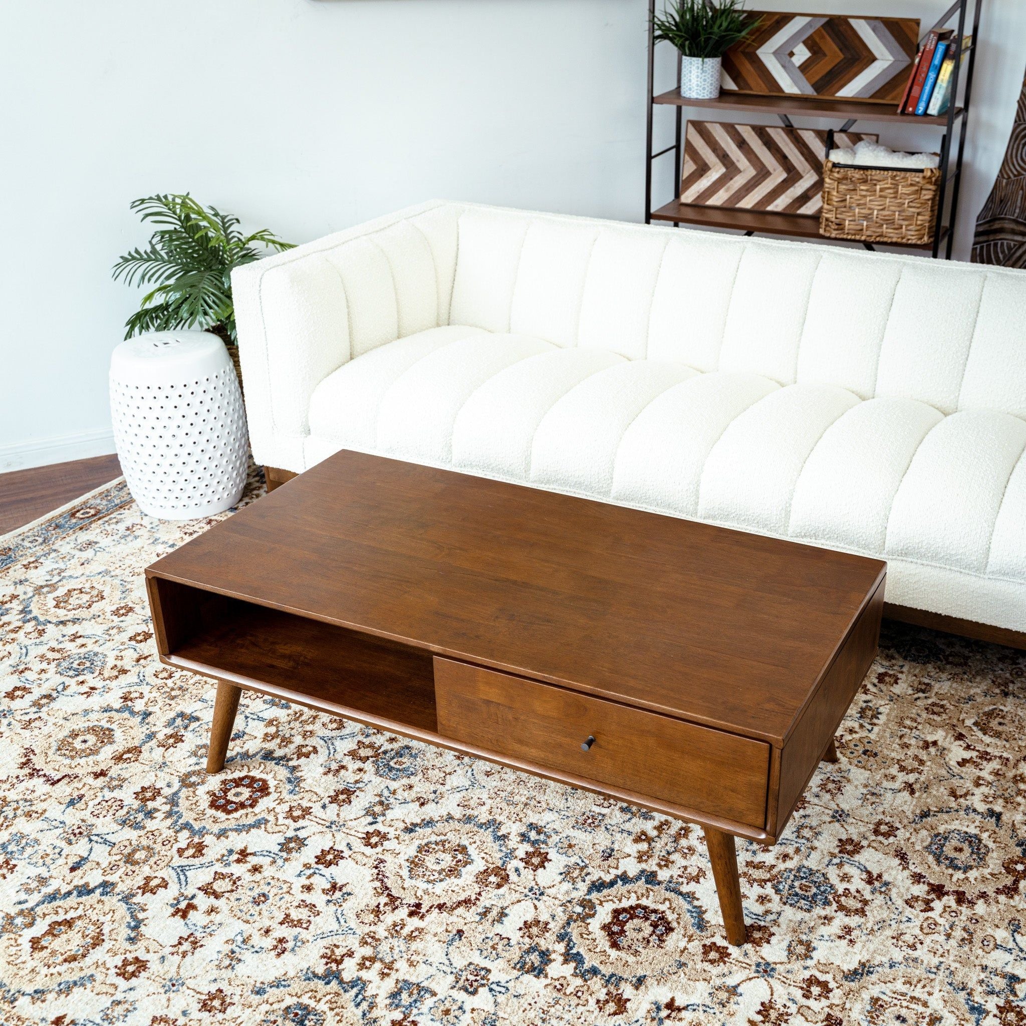 Caroline - Coffee Table - Walnut Brown
