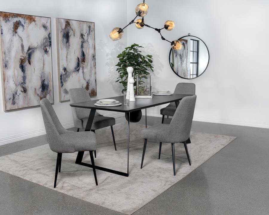Coaster Fine Furniture Smith - Rectangular Ceramic Top Dining Table Set | Meri Furniture