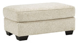 Ashley Furniture Haisley - Ivory - Ottoman | Meri Furniture