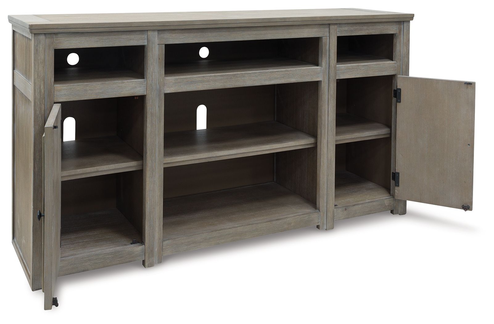 Signature Design by Ashley® Moreshire - Bisque - 72" TV Stand W/Fireplace Option | Meri Furniture