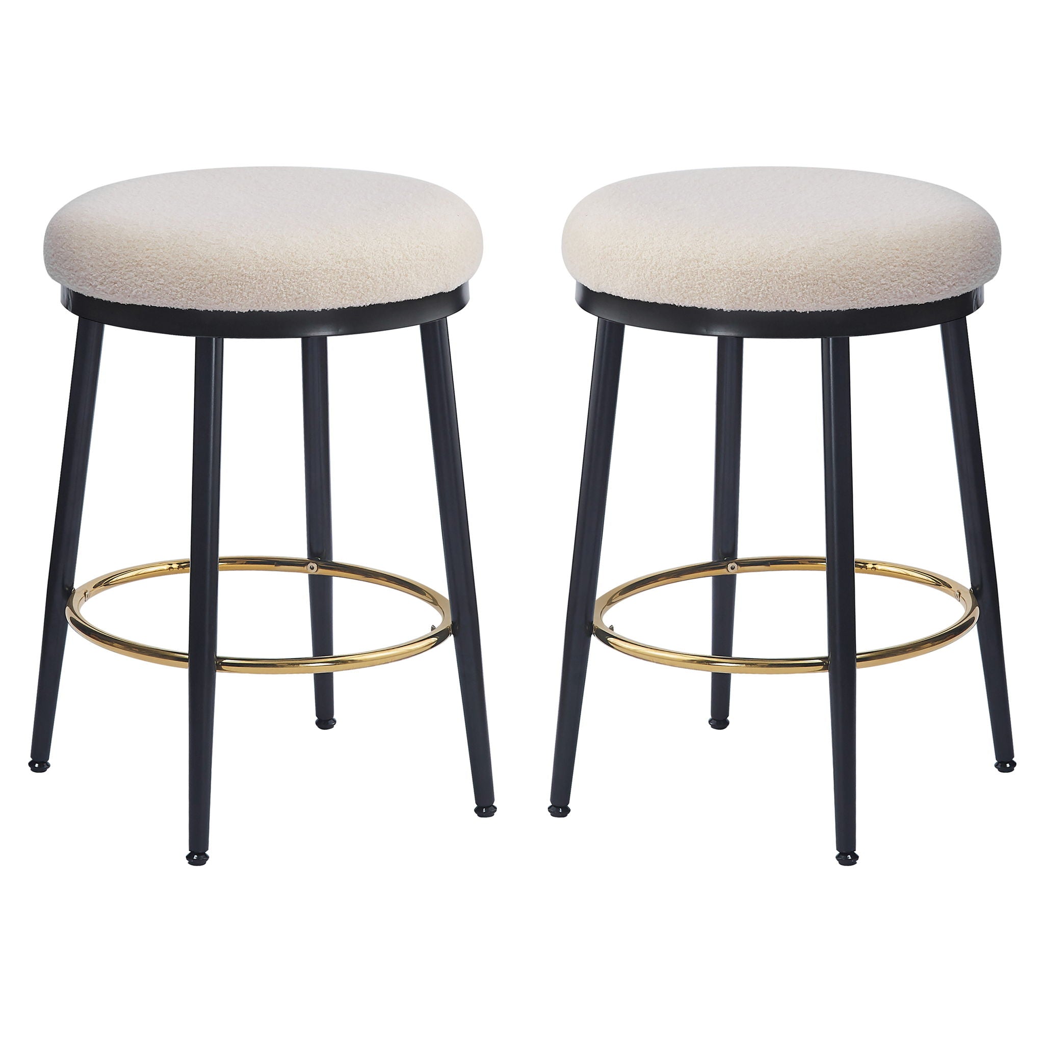 Stylish Design Counter Stools (Set of 2)