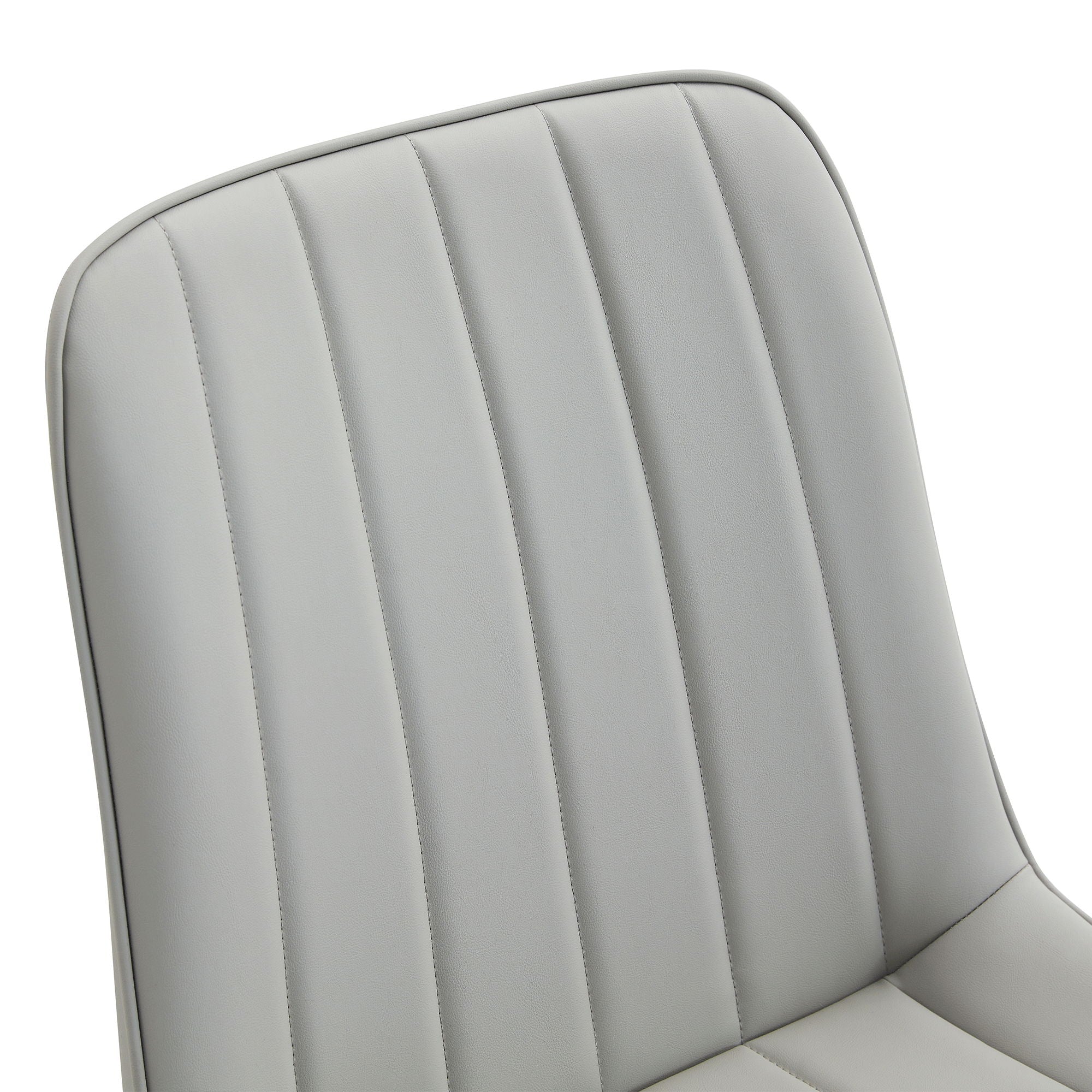 Modern Style Extended Seat Cushion Dining Chair Set