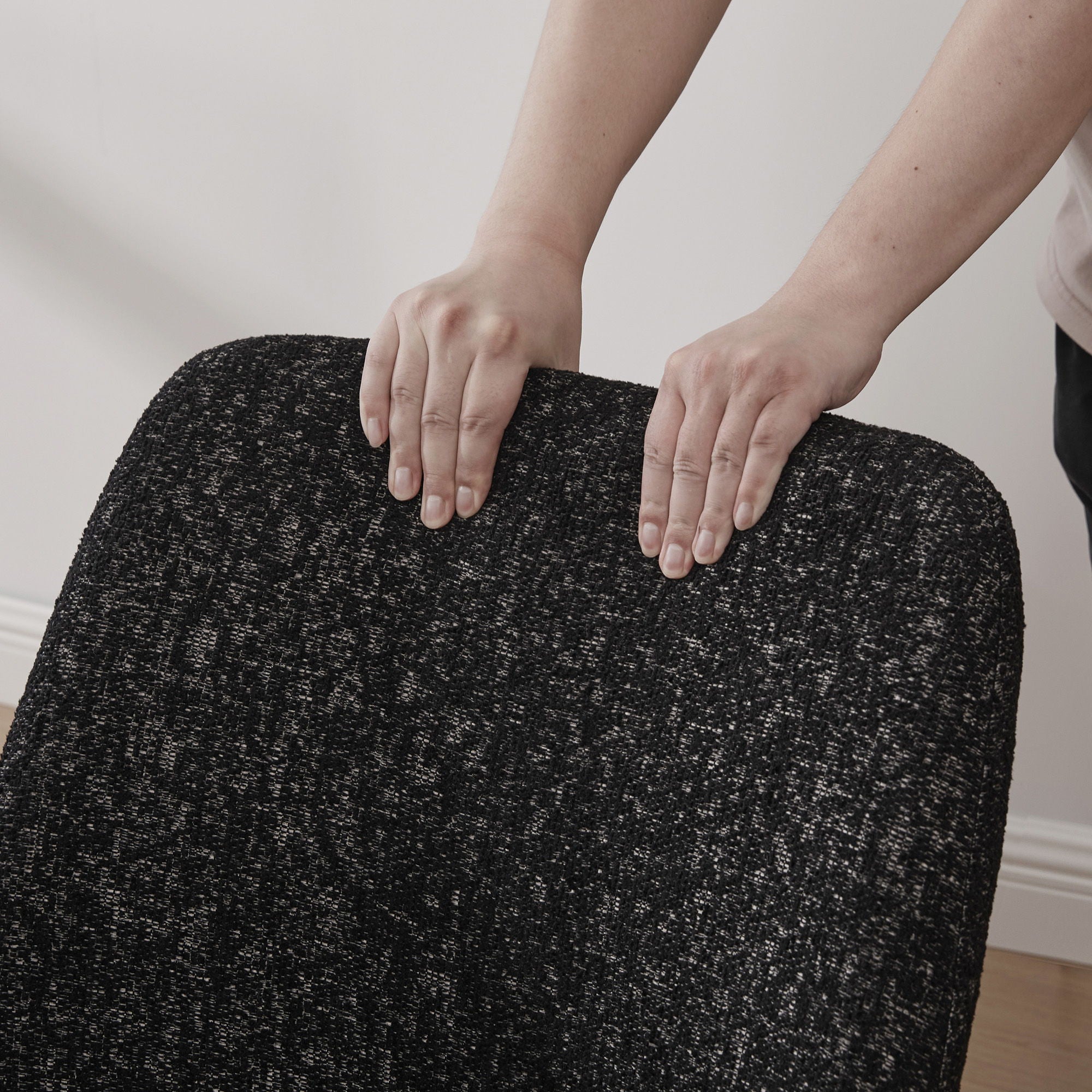 Wide Minimalist Dining Chair