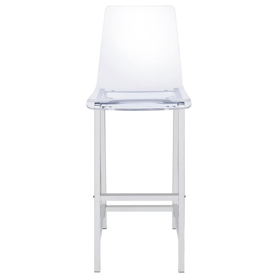 Coaster Fine Furniture Juelia - Chrome Stools (Set of 2) | Meri Furniture