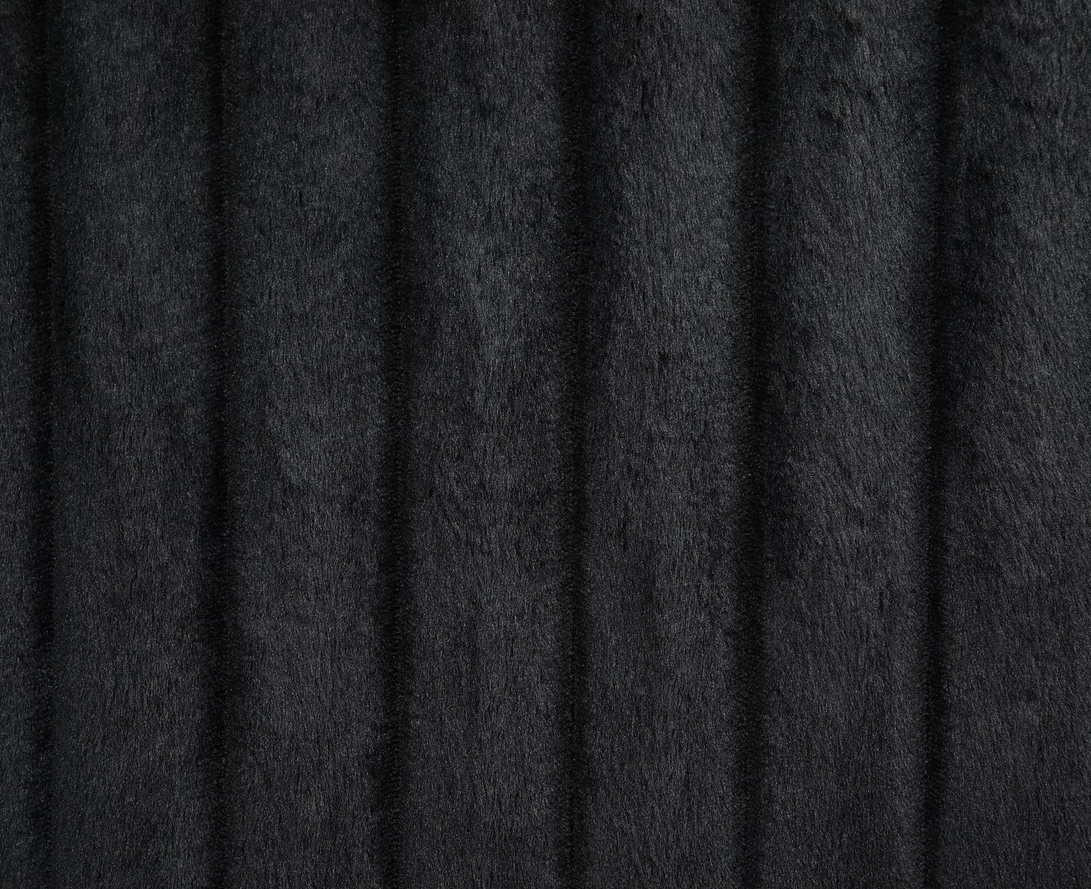 U112 - Corduroy Motion Loveseat - Black