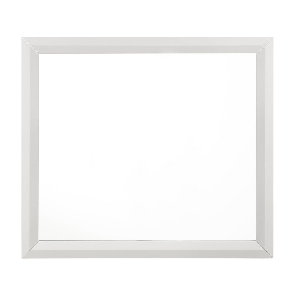 ACME Elain - Mirror - White | Meri Furniture