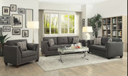 ACME Laurissa - Sofa - Light Charcoal Linen | Meri Furniture