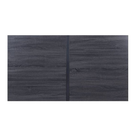 ACME Nakula - Dining Table - Gray Oak & Black Finish | Meri Furniture