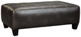 Ashley Furniture Nokomis - Charcoal - Oversized Accent Ottoman | Meri Furniture