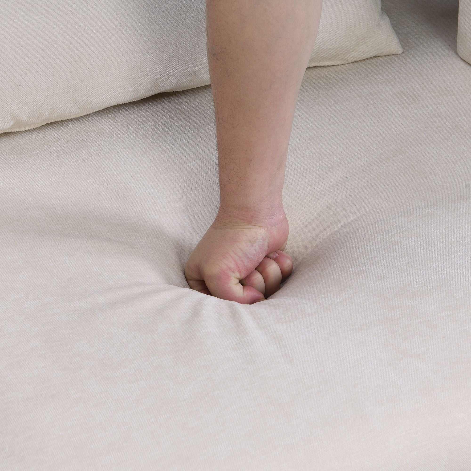 Modern Oversized Armchair With Soft Cushion For Living Room