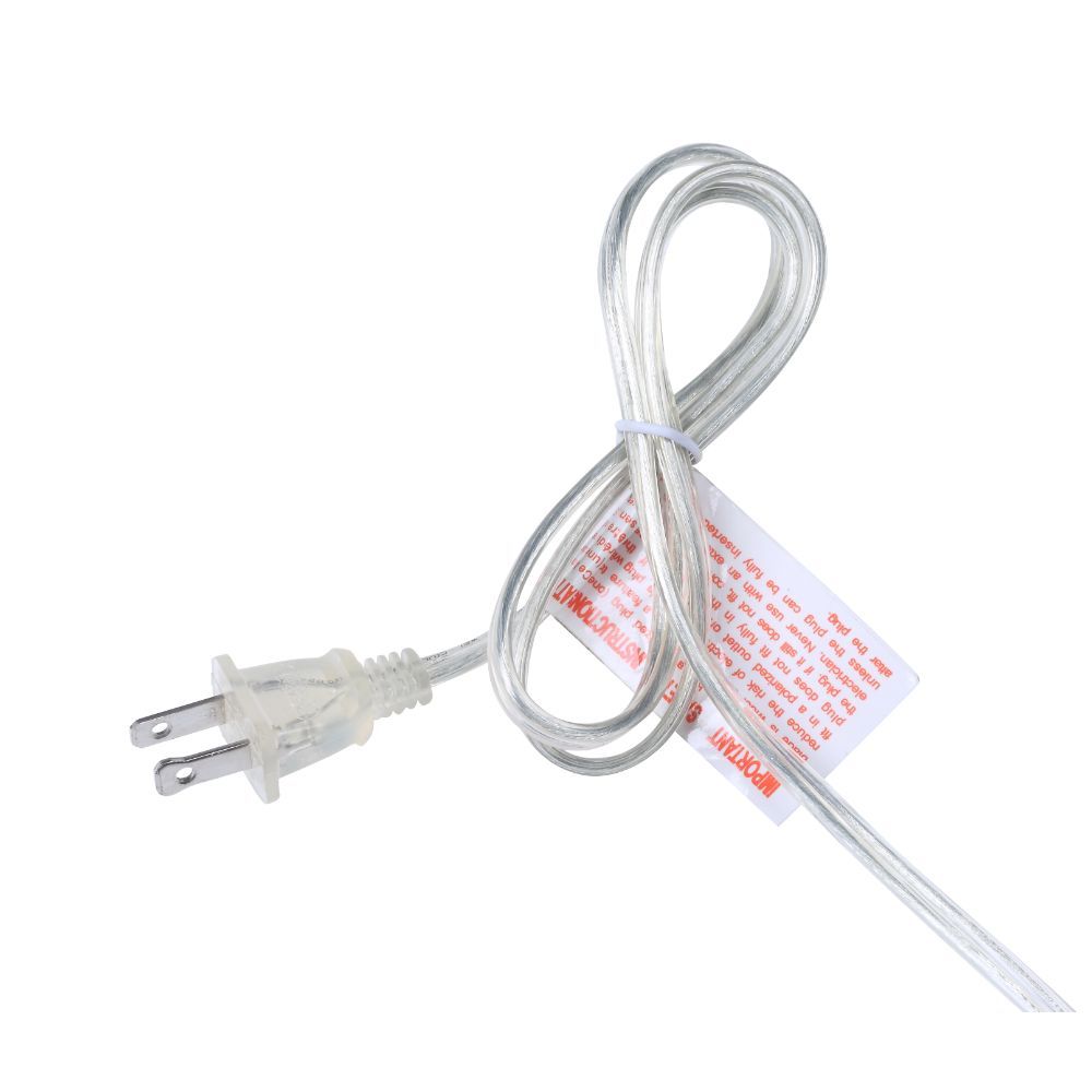 ACME Melinda - Table Lamp - Clear Acrylic & Chrome | Meri Furniture