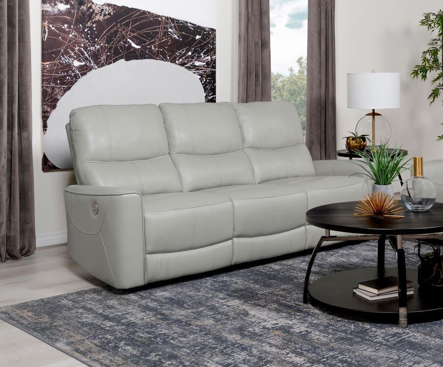 Coaster Fine Furniture Greenfield - Upholstered Power Reclining Sofa | Meri Furniture