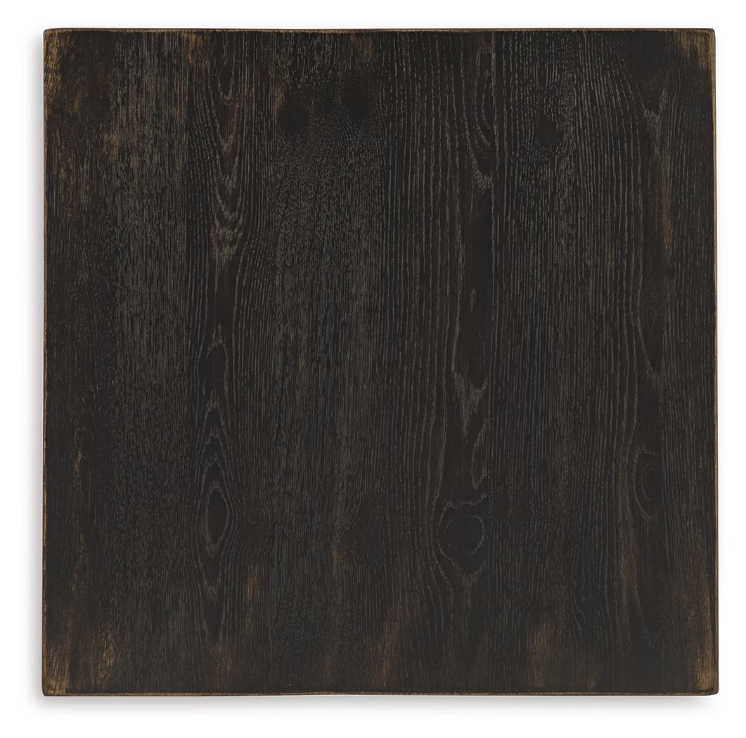 Signature Design by Ashley® Galliden - Black - Square End Table | Meri Furniture