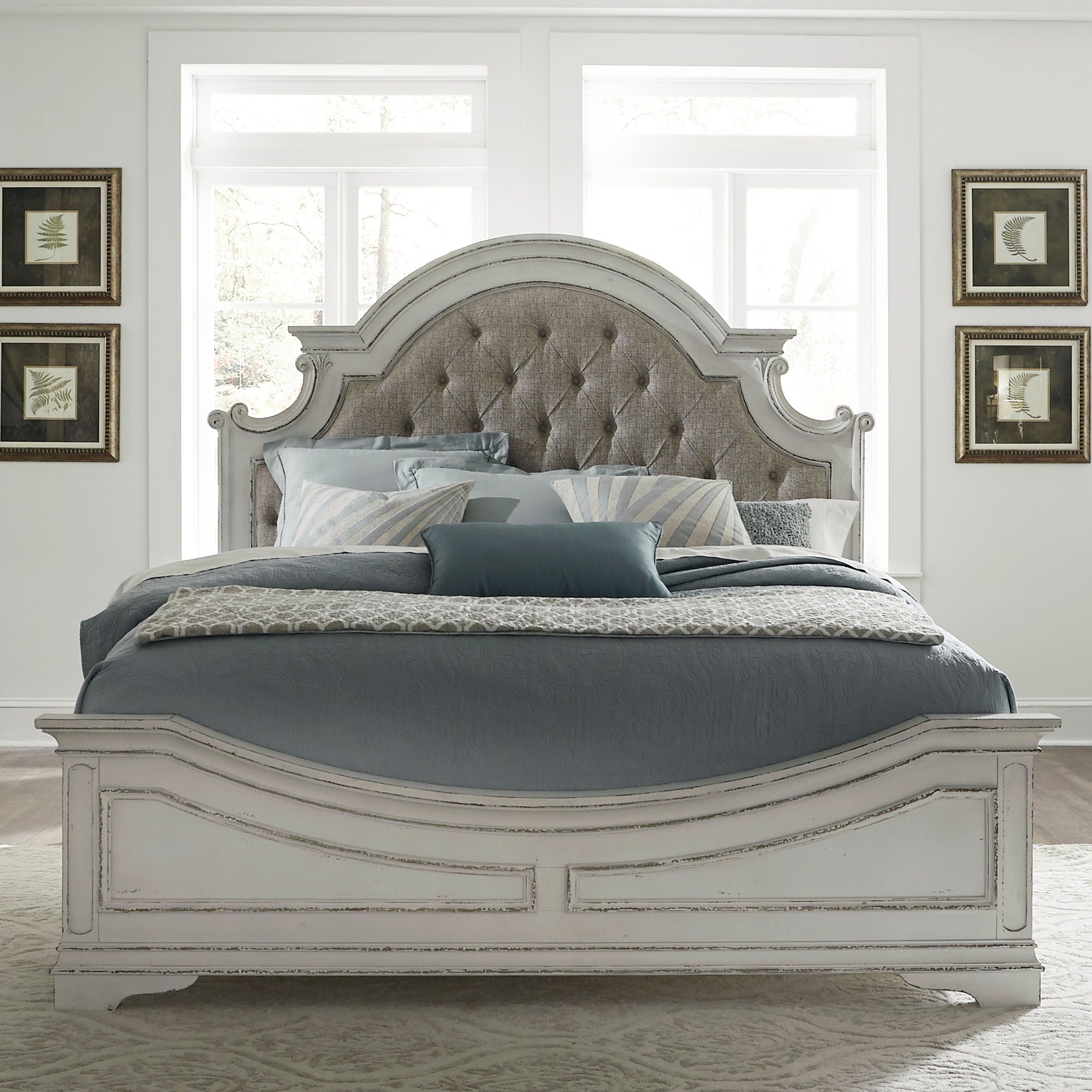 Liberty Furniture Magnolia Manor - Upholstered Bedroom Set | Meri Furniture