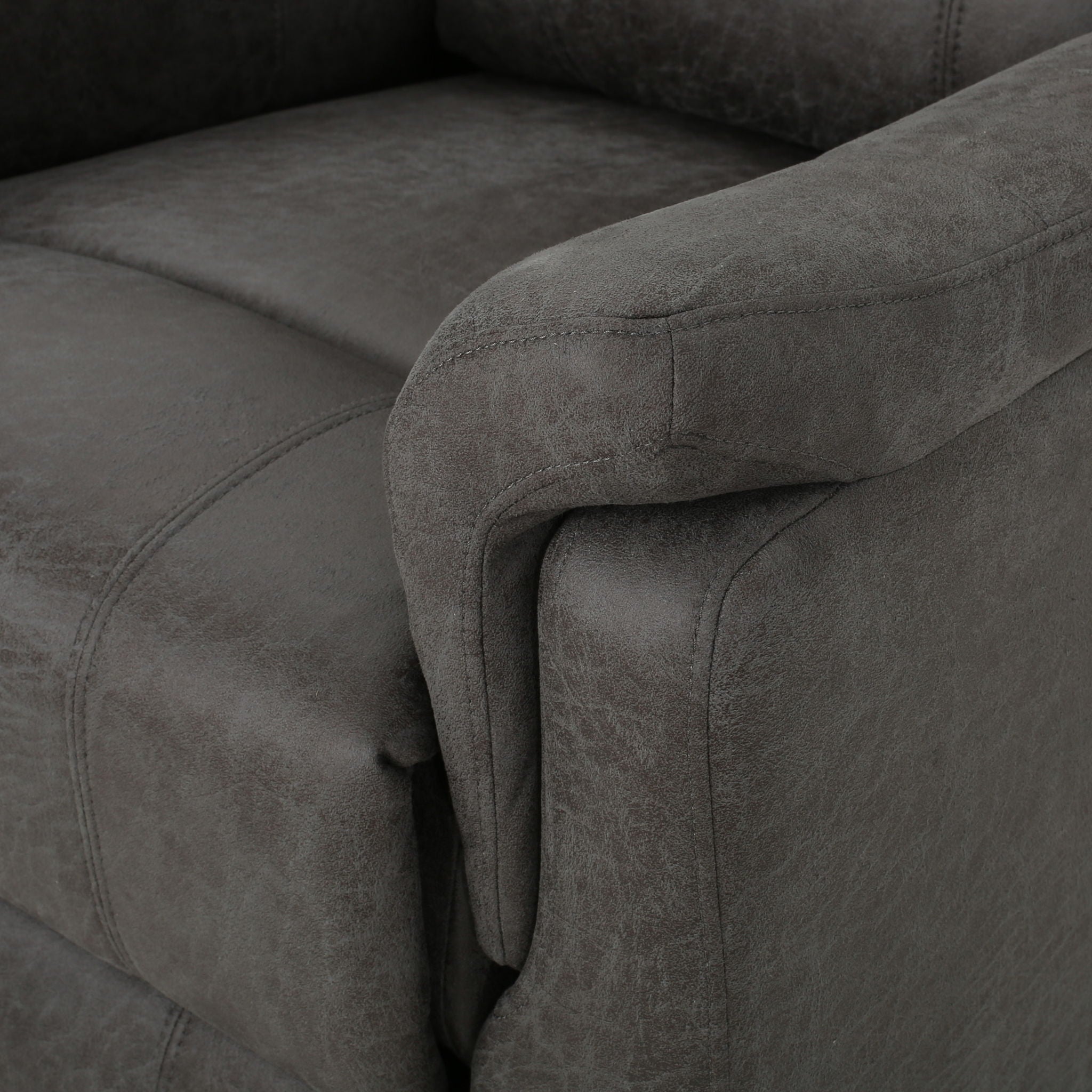 Contemporary Glider Recliner With Swivel Function