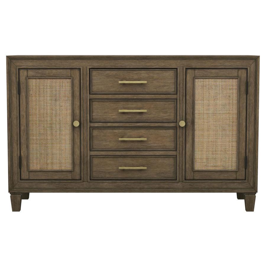 Coaster Fine Furniture Matisse - 4-Drawer Sideboard Buffet Cabinet - Light Brown | Meri Furniture