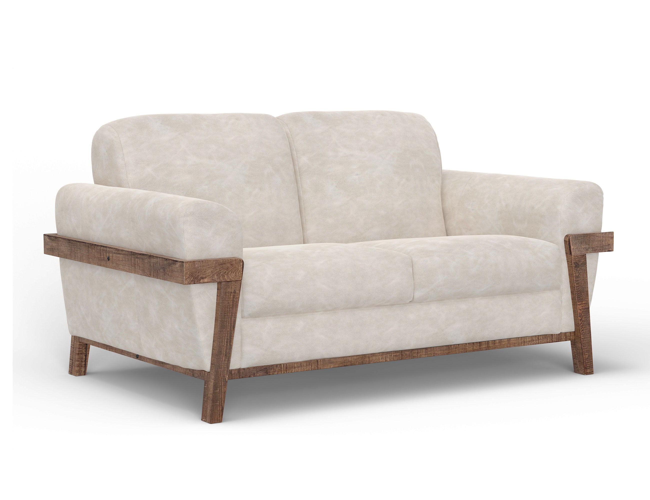 International Furniture Direct Loft Brown - Loveseat | Meri Furniture