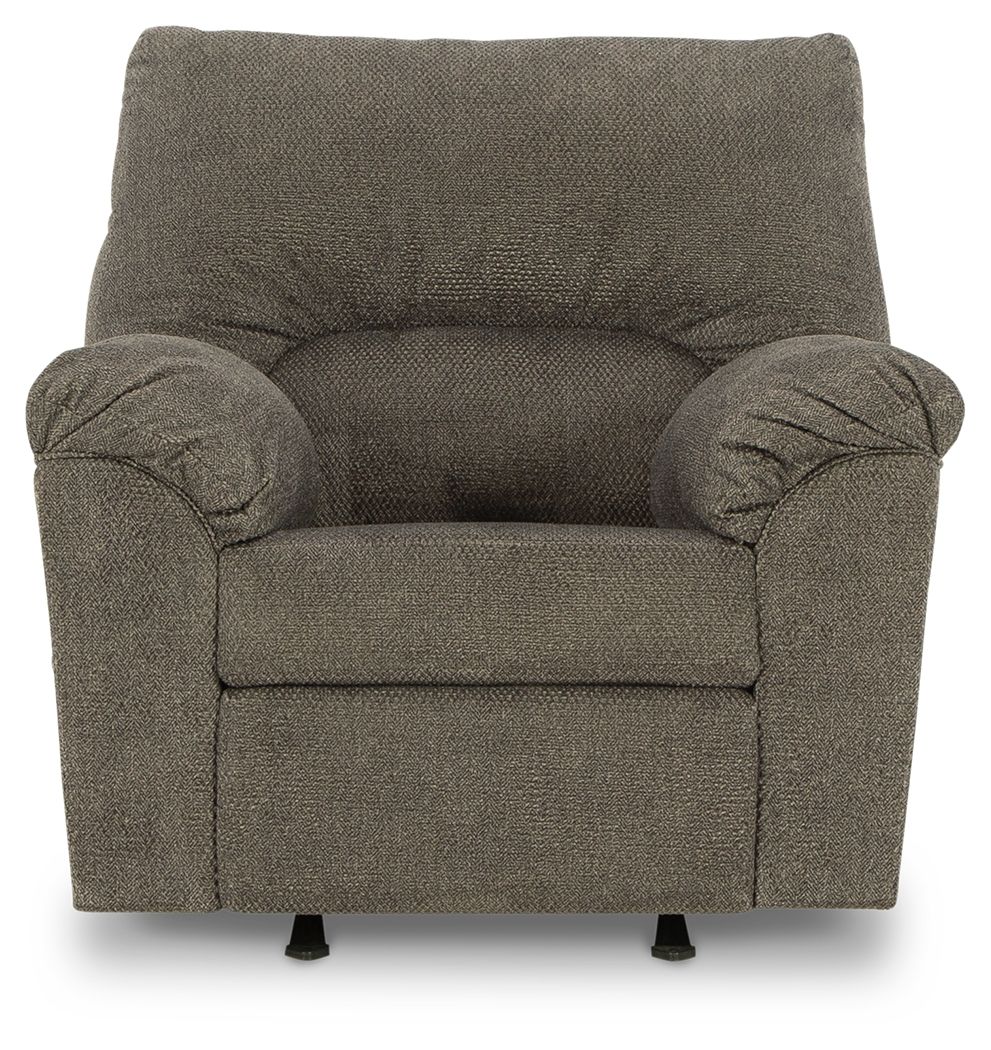 Signature Design by Ashley® Norlou - Flannel - Rocker Recliner | Meri Furniture