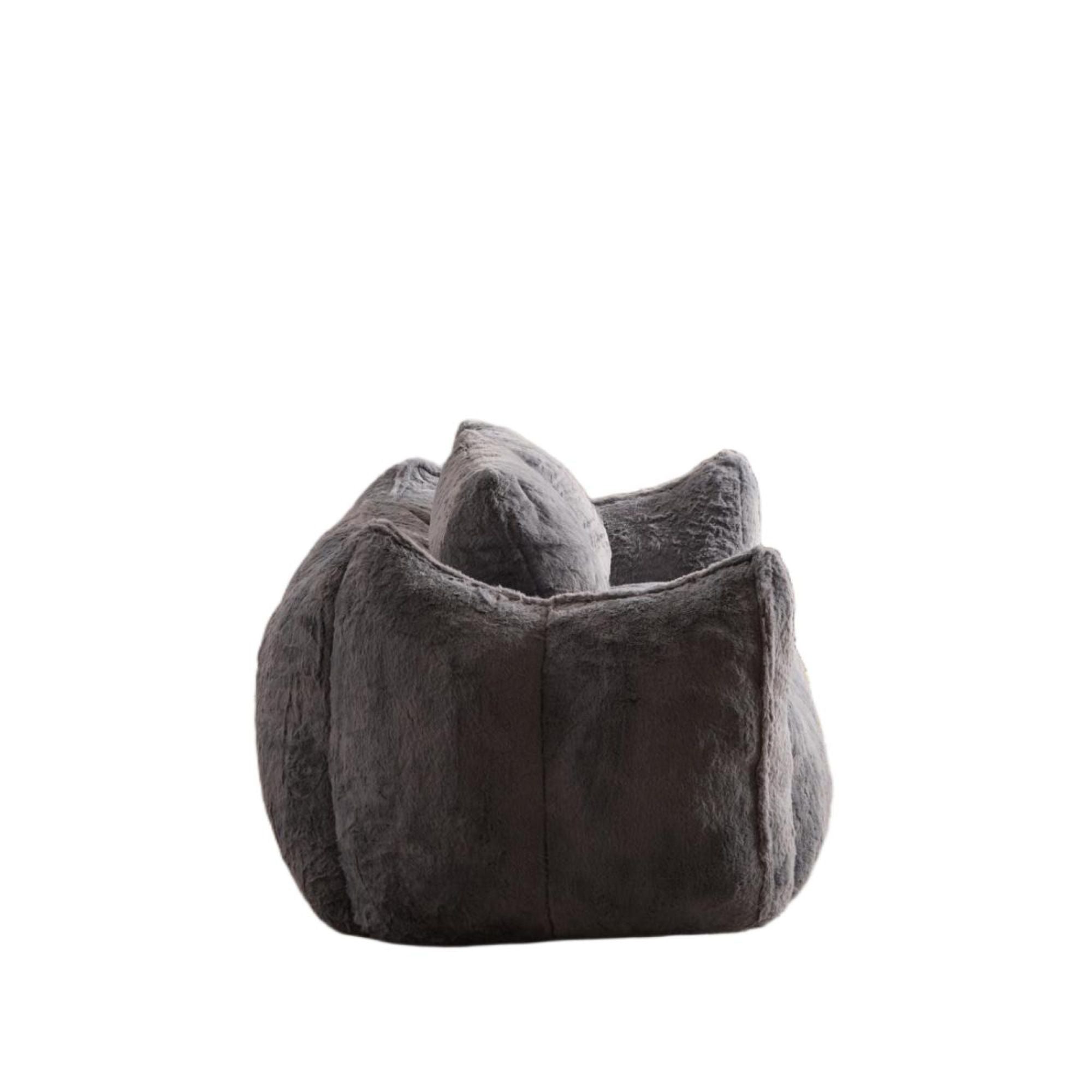 Giant Bean Bag Couch, Ultra Soft Fluffy Loveseat For Living Room