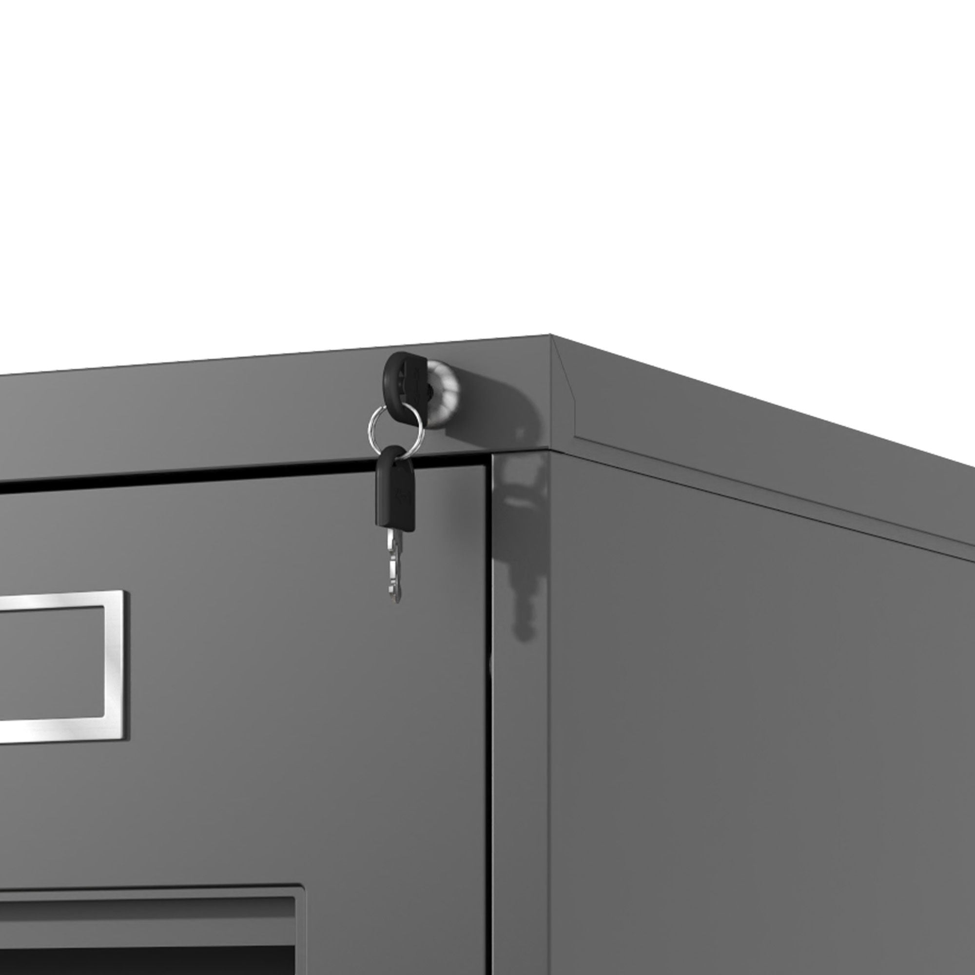 Premium Drawer File Cabinet With Lock, Metal Vertical Design, A4 Legal / Letter Size