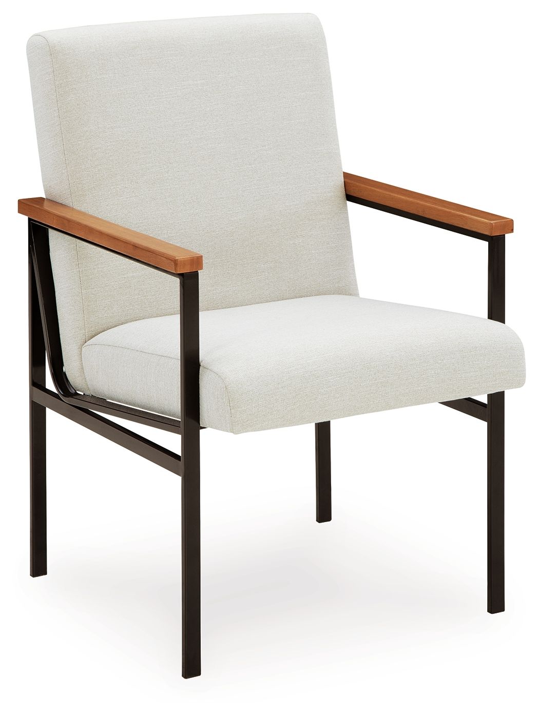 Signature Design by Ashley® Dressonni - Brown - Dining Upholstered Arm Chair (Set of 2) | Meri Furniture